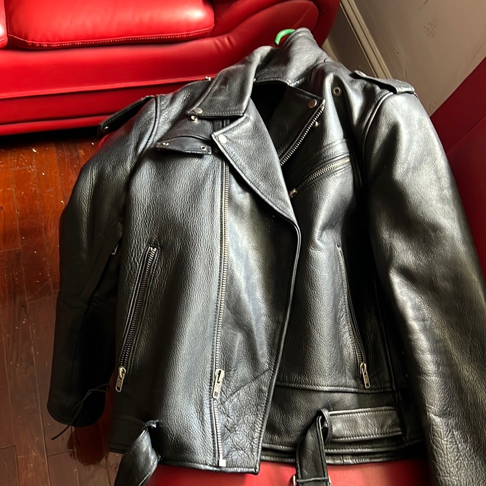Large Heavy leather jacket